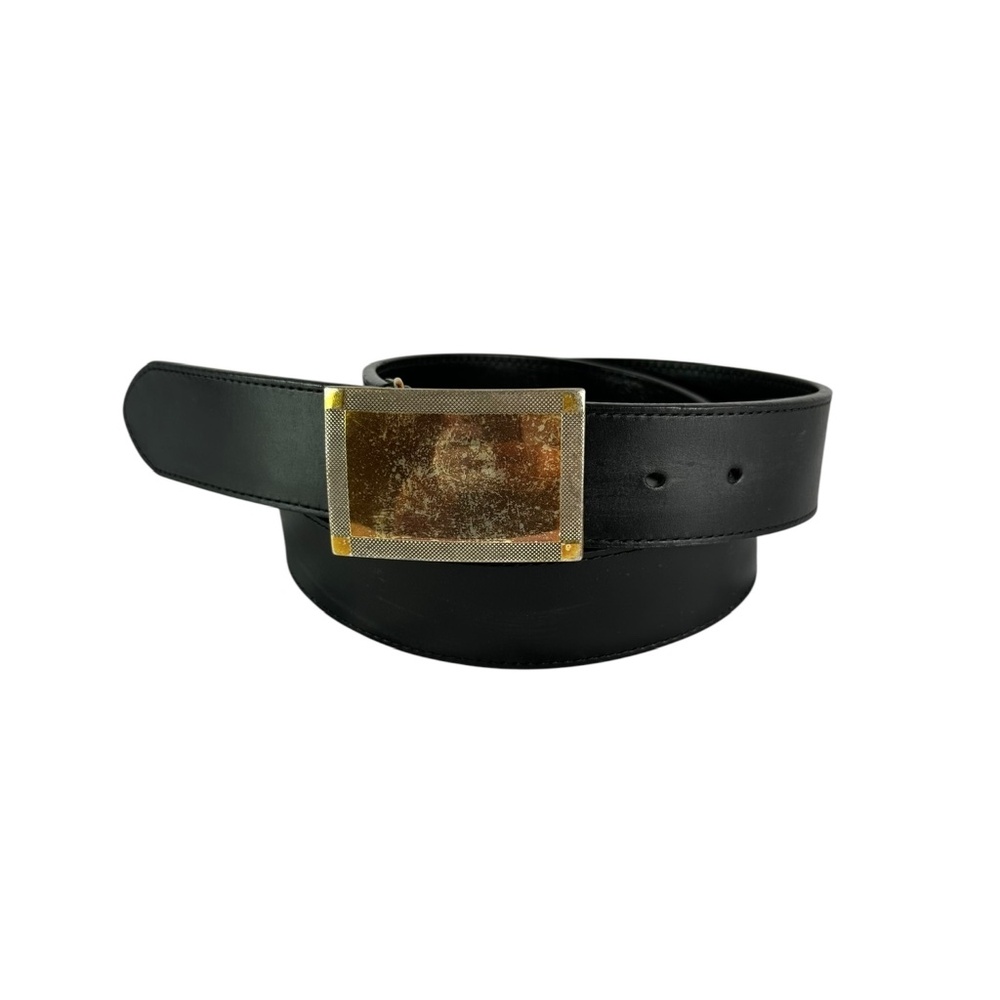 Genuine BILL LAVIN Soft Collection Black Leather Belt For Men Size 36